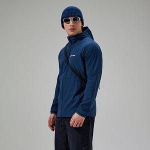 Men's URB Theran Full Zip Hooded Jacket Blue