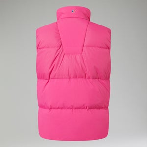 Unisex Sabber Down Insulated Gilet - Pink