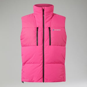 Unisex Sabber Down Insulated Gilet - Pink