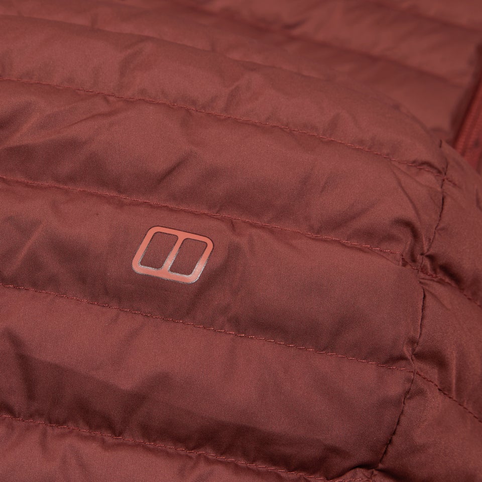 Nula Lange Micro Jacket für Damen - Braun