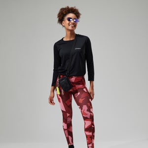 Women's Zannia 7/8 Legging - Red/Brown/Pink