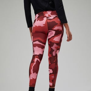 Women's Zannia 7/8 Legging - Red/Brown/Pink