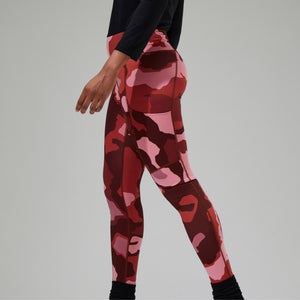 Women's Zannia 7/8 Legging - Red/Brown/Pink