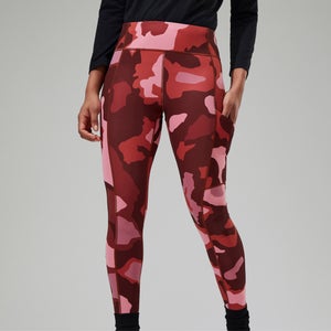 Women's Zannia 7/8 Legging - Red/Brown/Pink
