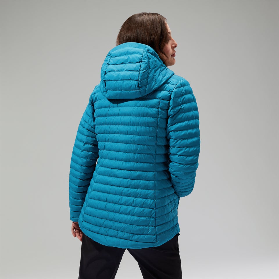 Women's Nula Hooded Maternity 2in1 Jacket - Turquoise