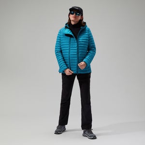 Women's Nula Hooded Maternity 2in1 Jacket - Turquoise