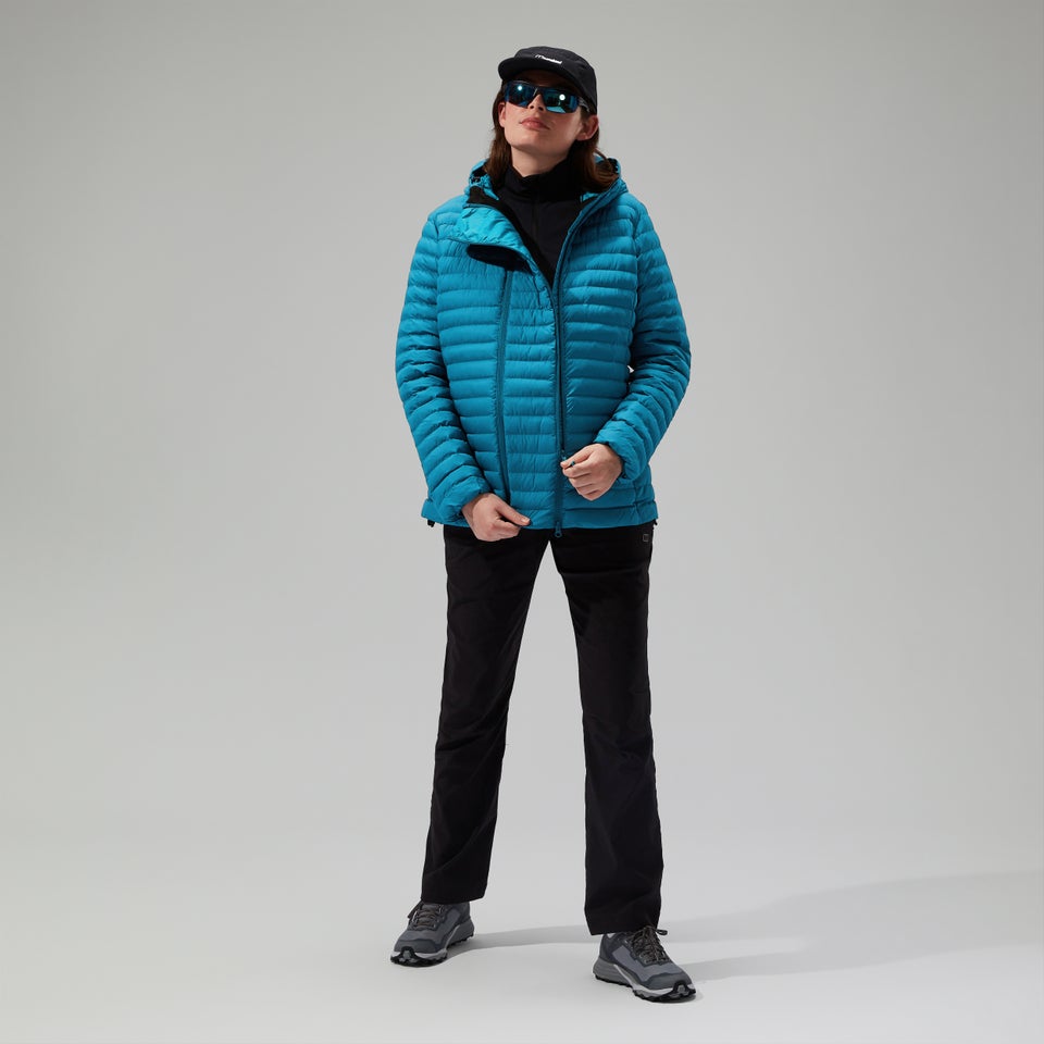 Women's Nula Hooded Maternity 2in1 Jacket - Turquoise
