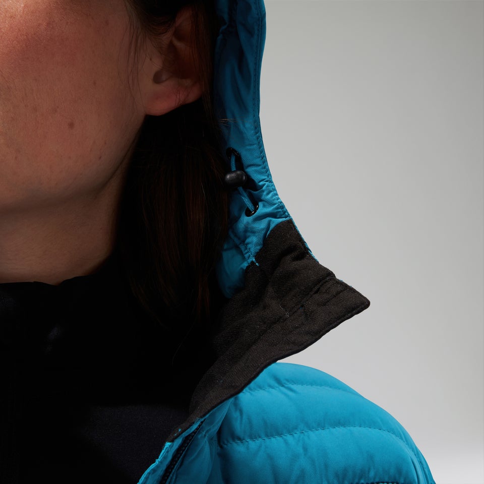 Women's Nula Hooded Maternity 2in1 Jacket - Turquoise