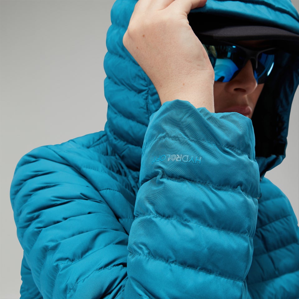 Women's Nula Hooded Maternity 2in1 Jacket - Turquoise