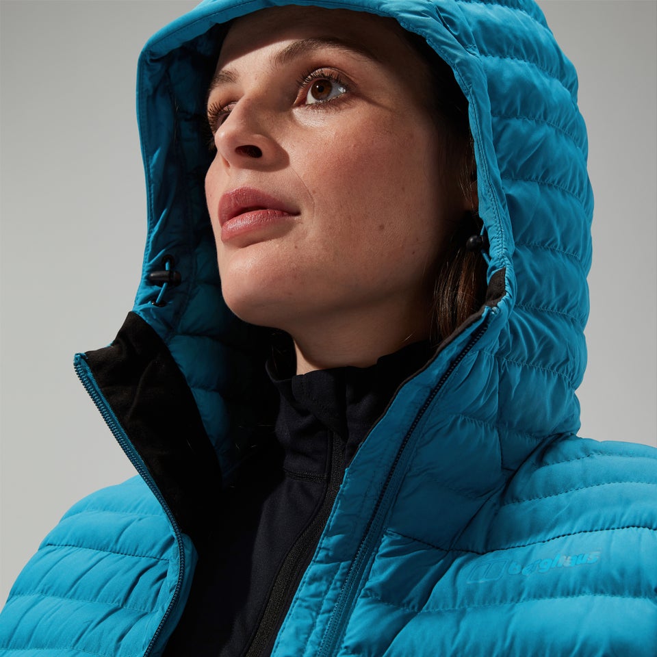 Women's Nula Hooded Maternity 2in1 Jacket - Turquoise