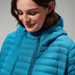 Women's Nula Hooded Maternity 2in1 Jacket - Turquoise