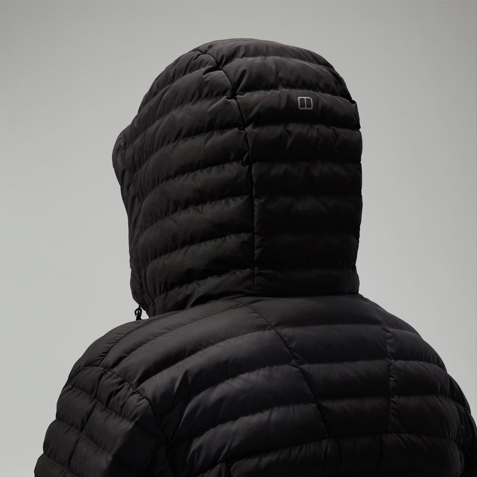 Nula Maternity 2in1 Kapuzenjacke für Damen - Schwarz