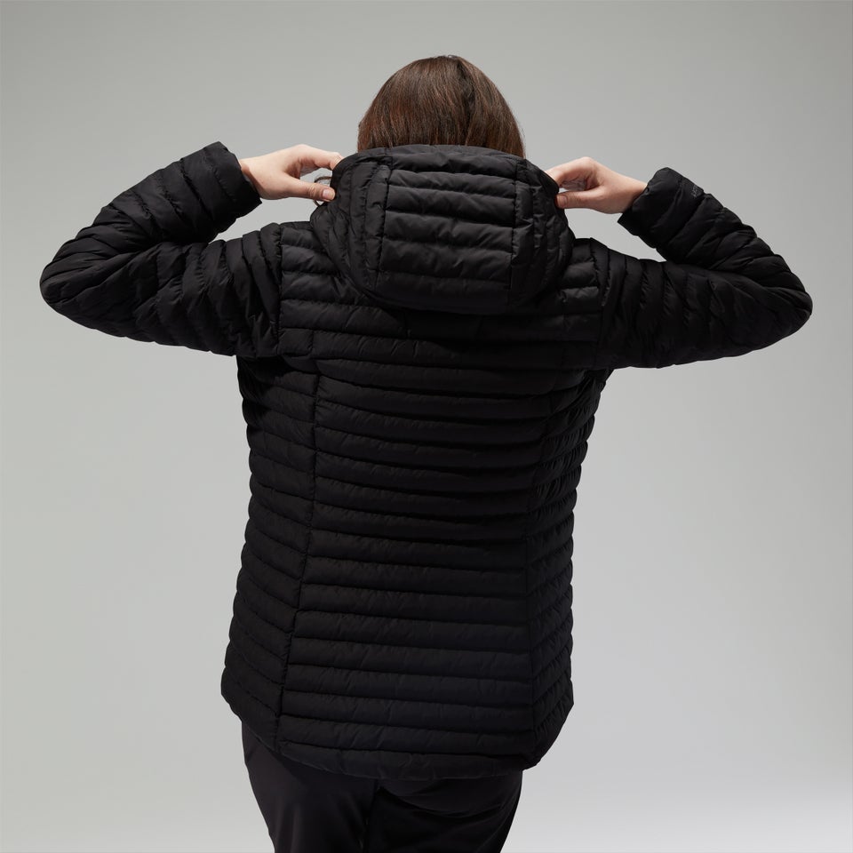 Nula Maternity 2in1 Kapuzenjacke für Damen - Schwarz