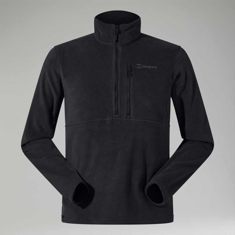 Men's Prism Half Zip Polartec Fleece - Black