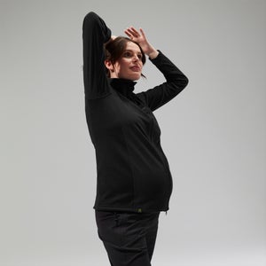 Women's Prism Flex Maternity Fleece Jacket Black