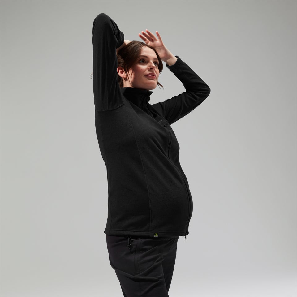 Women's Prism Flex Maternity Fleece Jacket Black