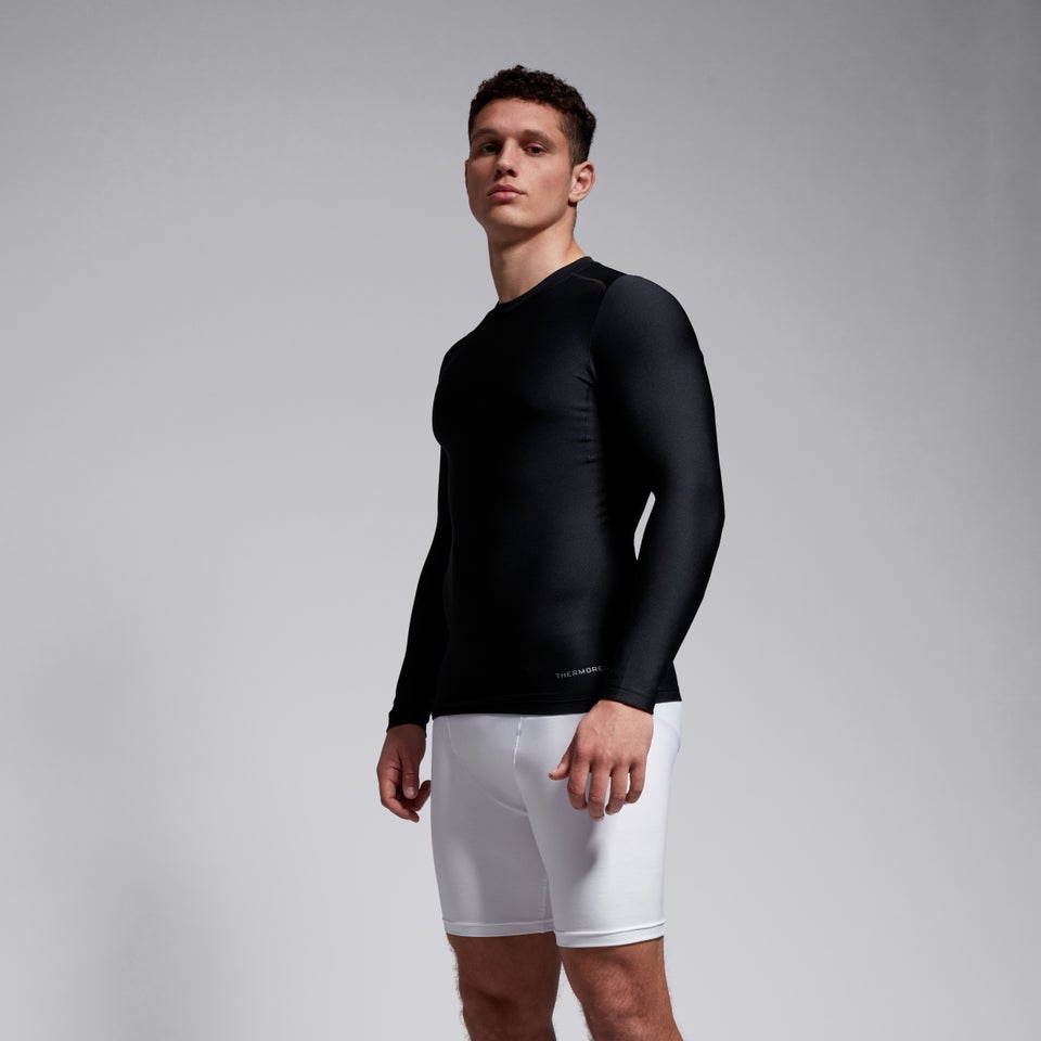 Mens Thermoreg Long Sleeved Top Black