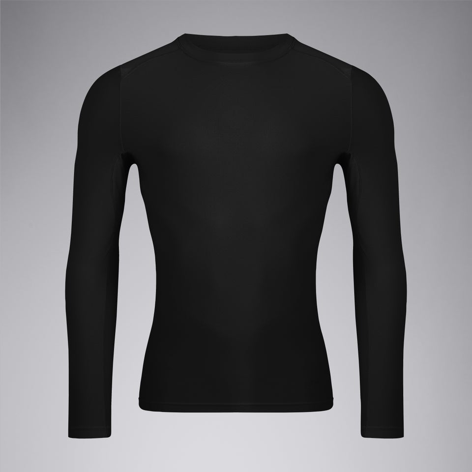 Mens Thermoreg Long Sleeved Top Black