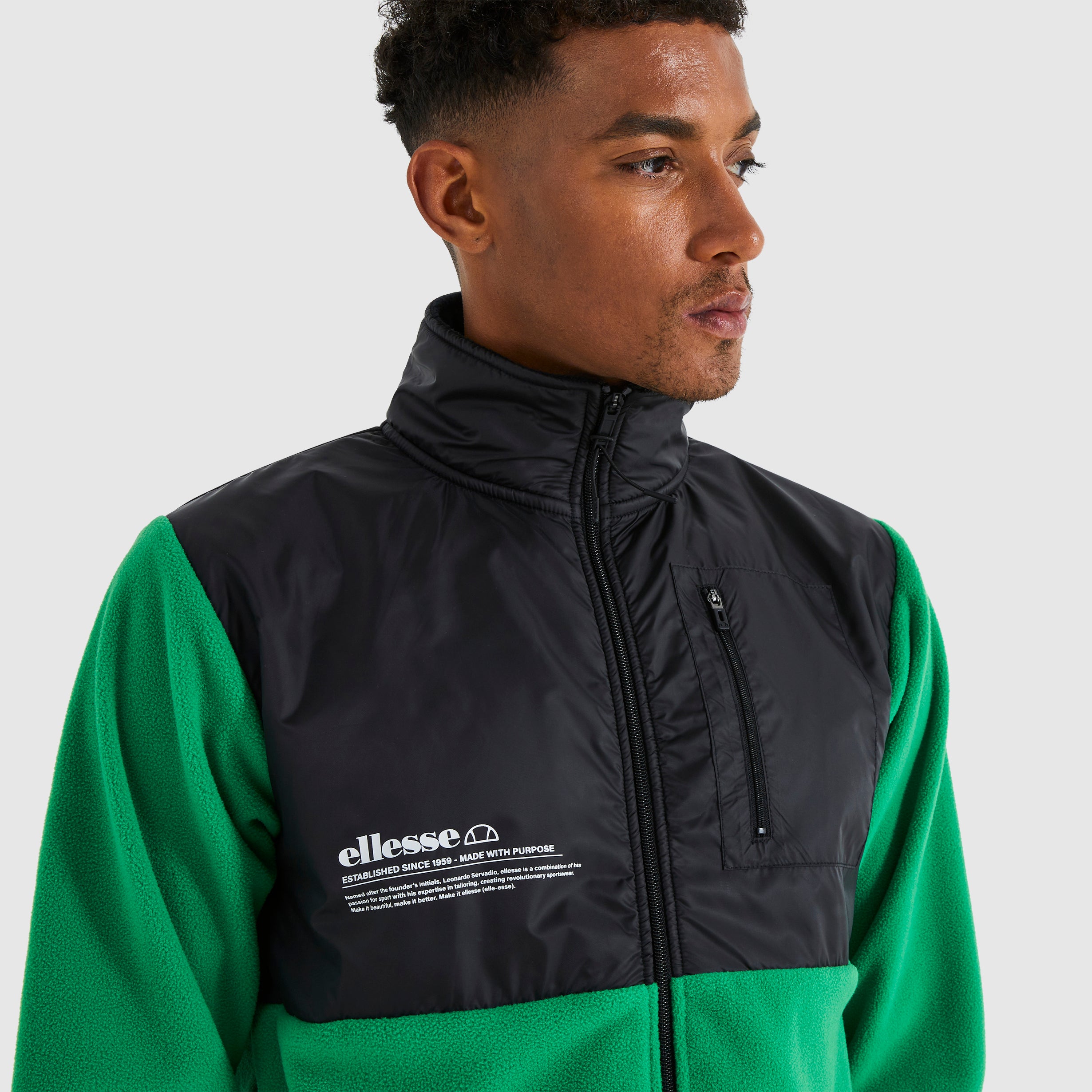 Unisex Solarolo Jacket Green | ellesse UK