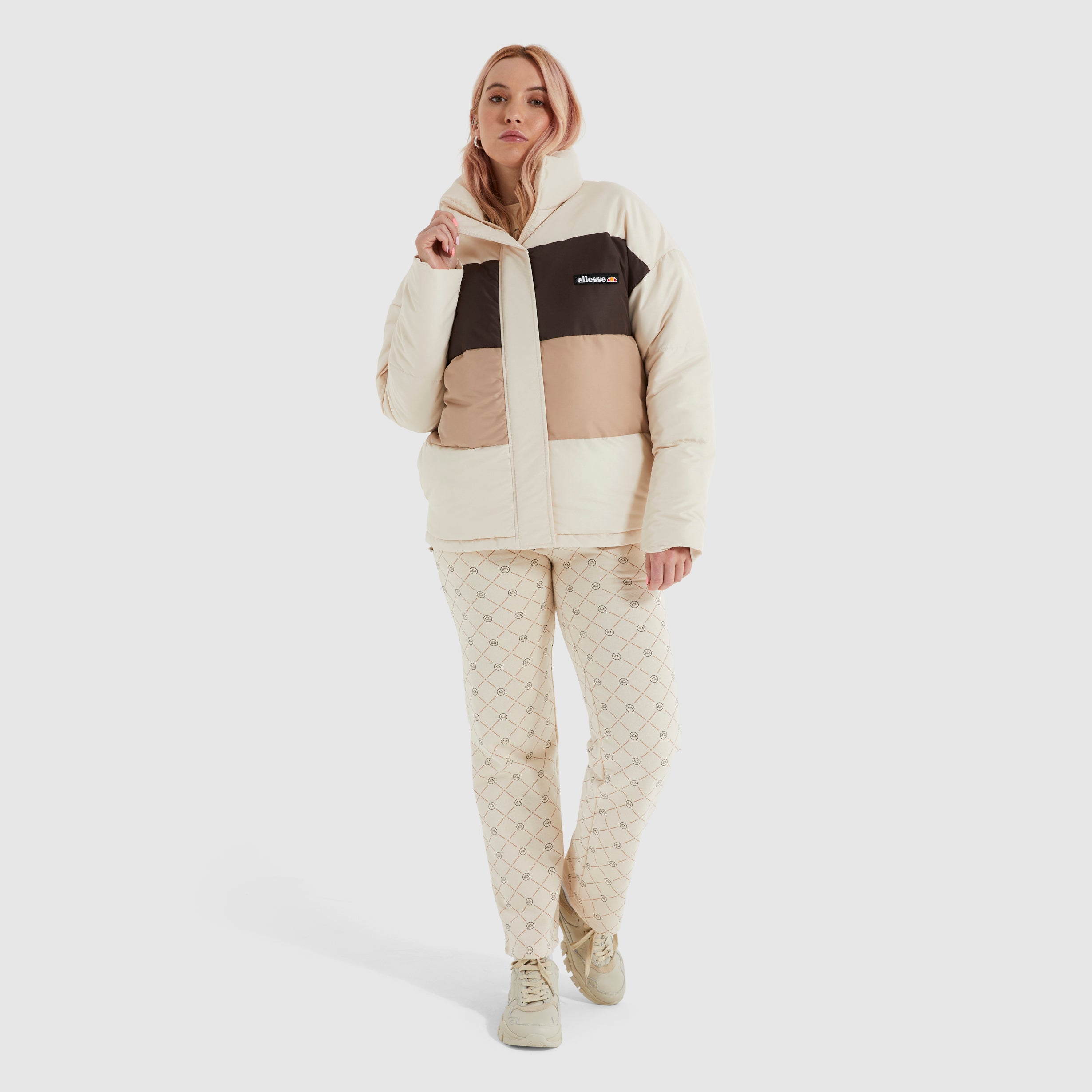 Women's Rosalena Padded Jacket Light Brown | ellesse UK