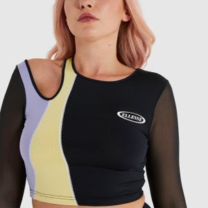 Women's Leontina Cropped T-Shirt Black