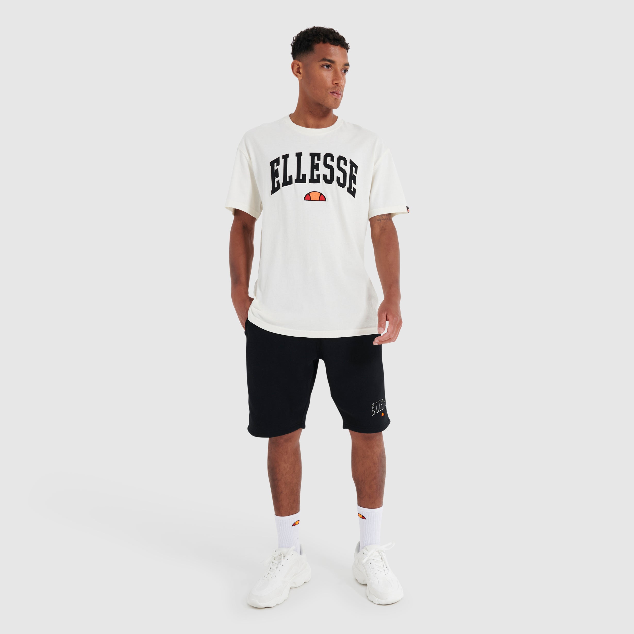 Men's Columbia T-Shirt Off White | ellesse UK