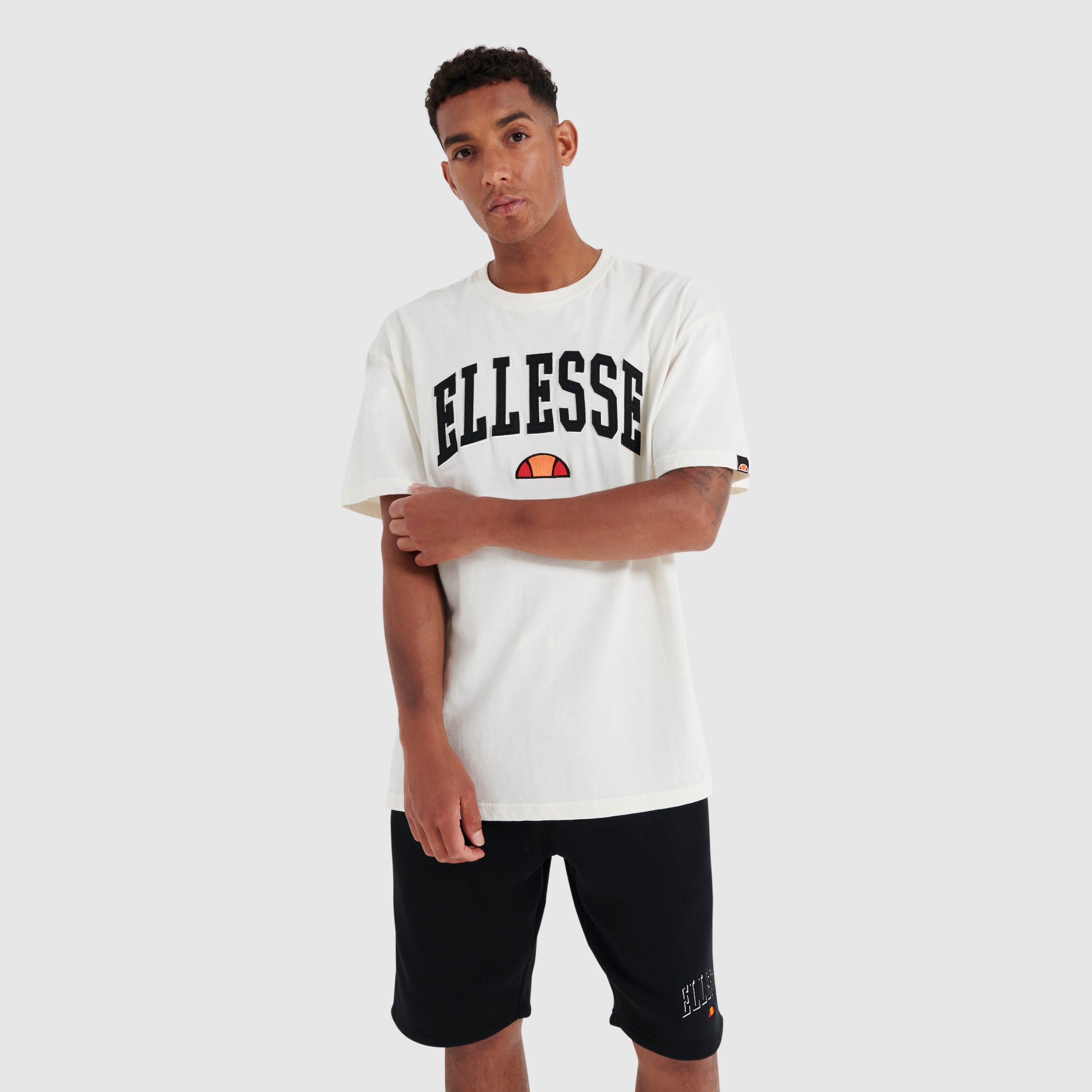Men's Columbia T-Shirt Off White | ellesse UK