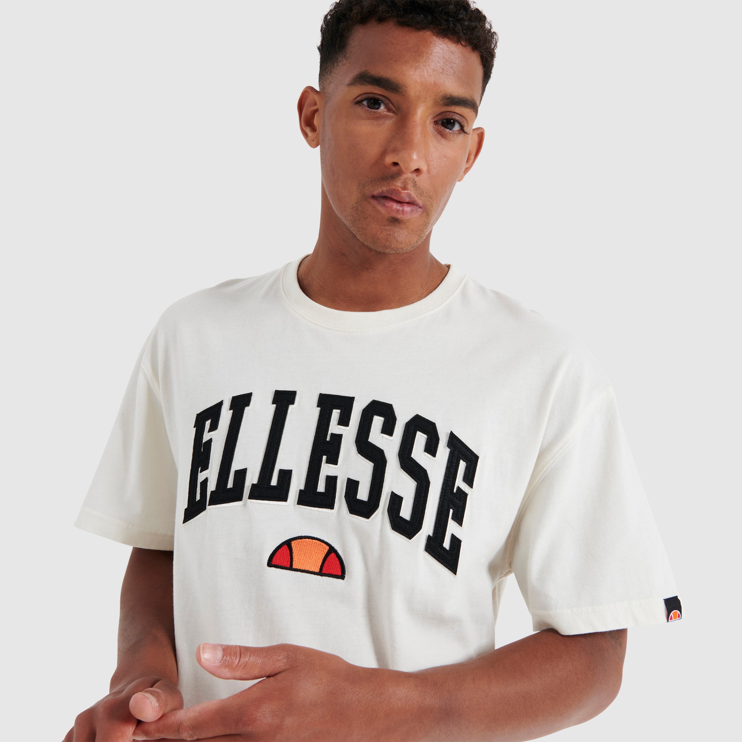 Men's Columbia T-Shirt Off White | ellesse UK