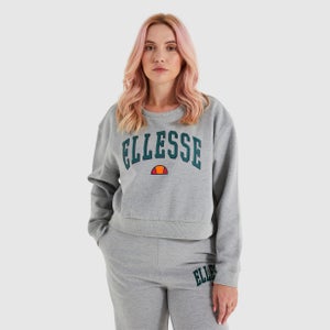 Women's Nester Crop Sweatshirt Grey Marl - 10