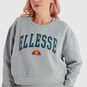 Women's Nester Crop Sweatshirt Grey Marl