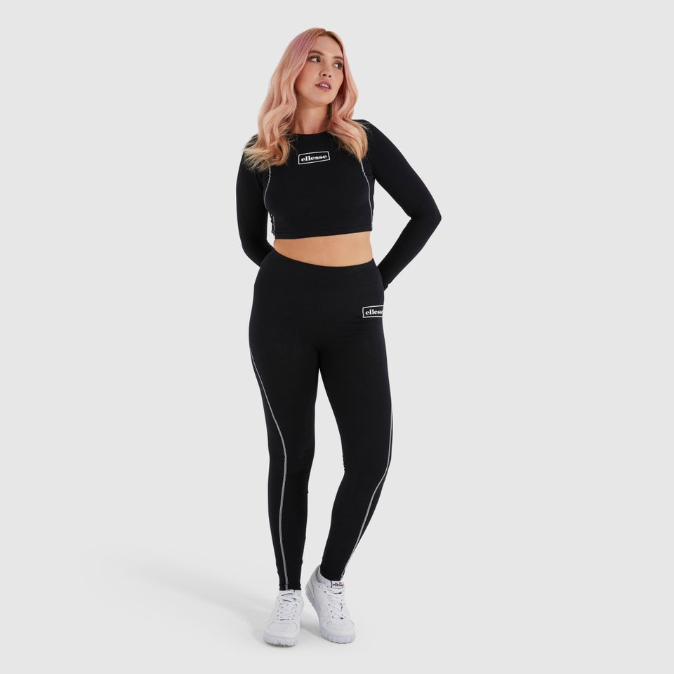 Women's Lucente Cropped T-Shirt Black