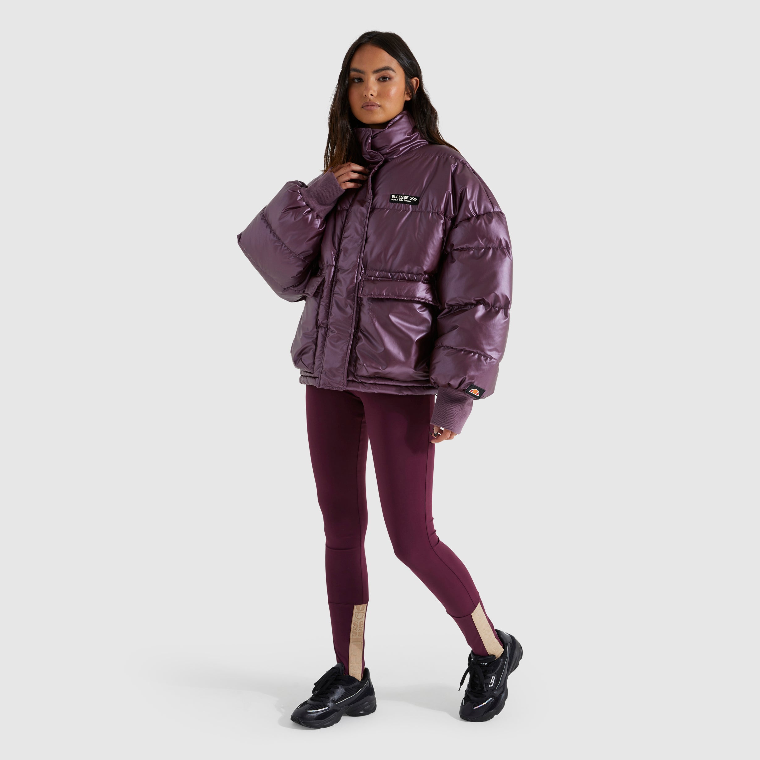 Women's Vesuvio Jacket Dark Purple | ellesse UK