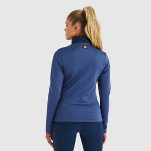 Dellia 1/2 Zip-Top Blau für Damen