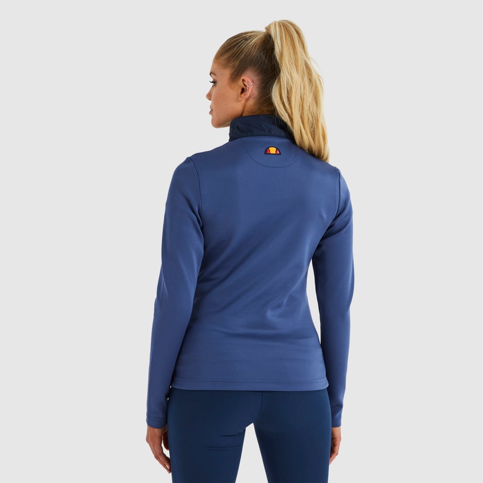 Dellia 1/2 Zip-Top Blau für Damen