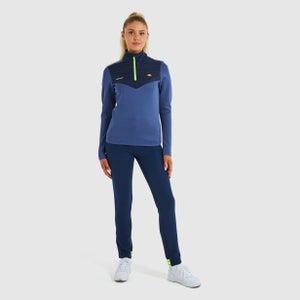 Dellia 1/2 Zip-Top Blau für Damen
