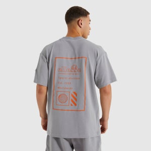 Rilassato T-Shirt Grau für Herren