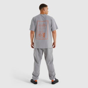 Rilassato T-Shirt Grau für Herren