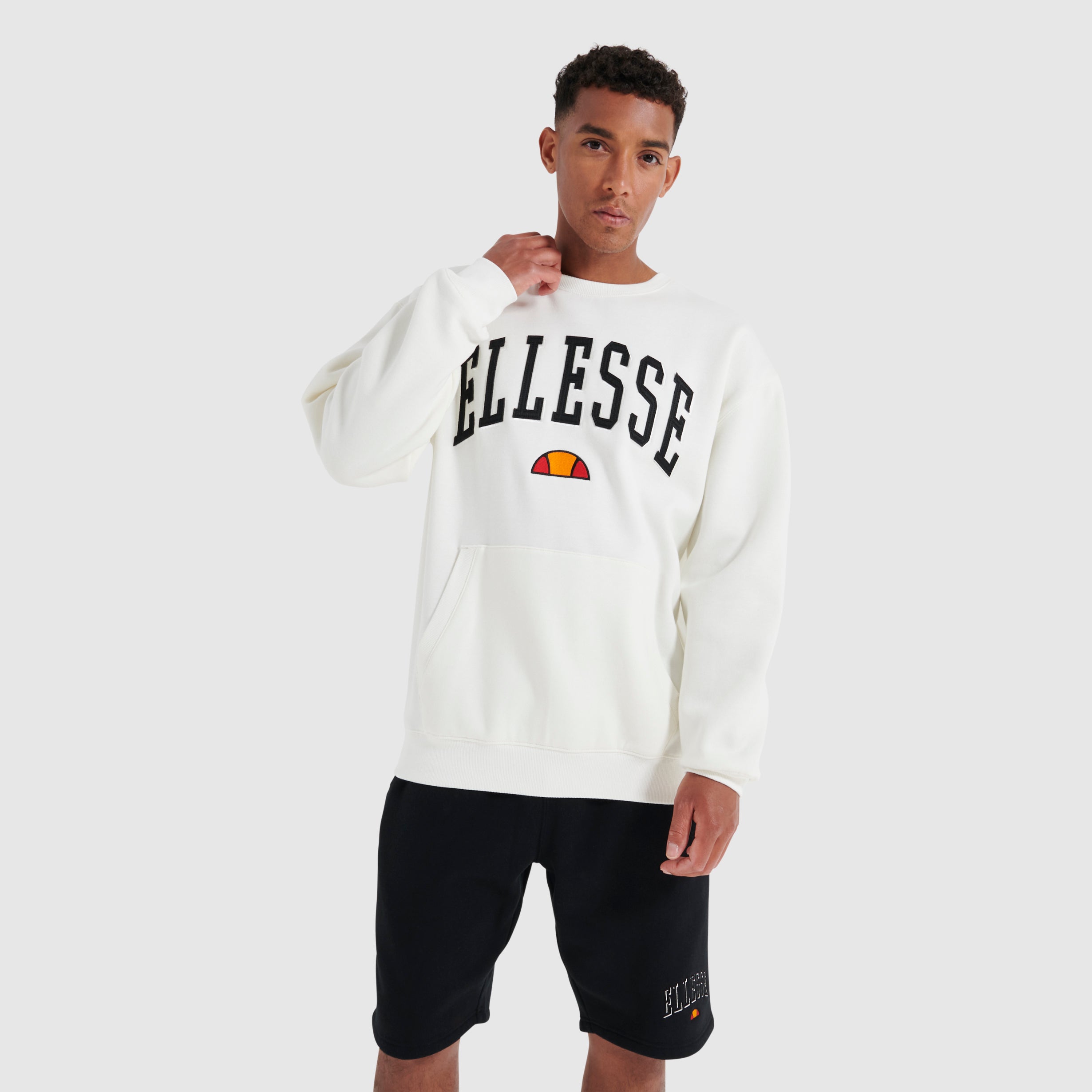 Men's Arizona Sweatshirt Off White | ellesse UK
