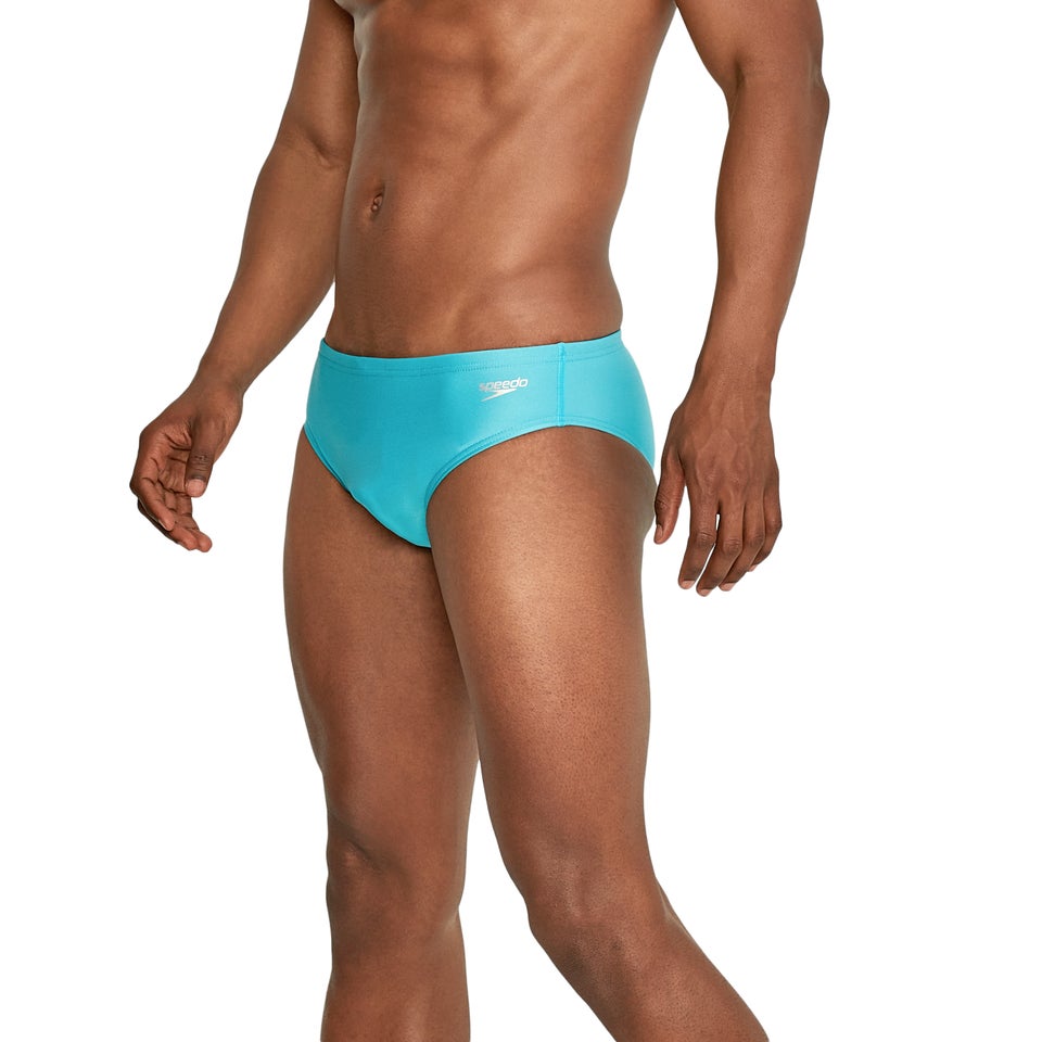 Men's Solid Endurance One Brief Blue