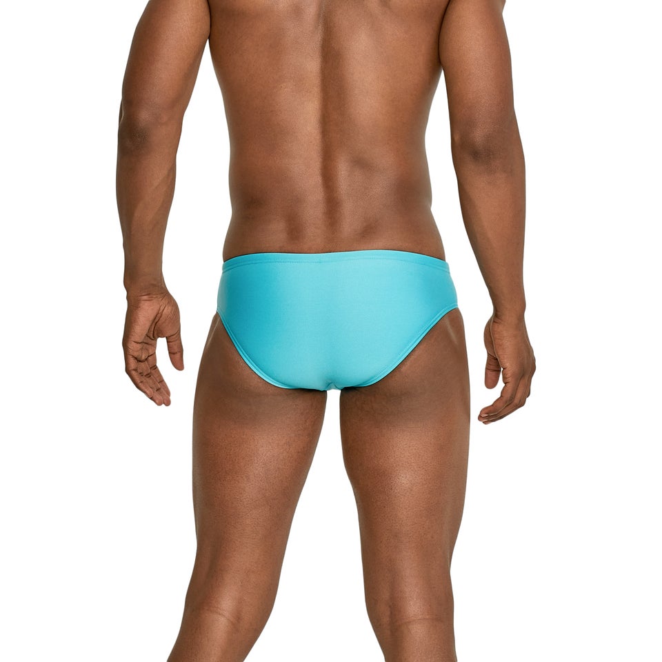 Men's Solid Endurance One Brief Blue