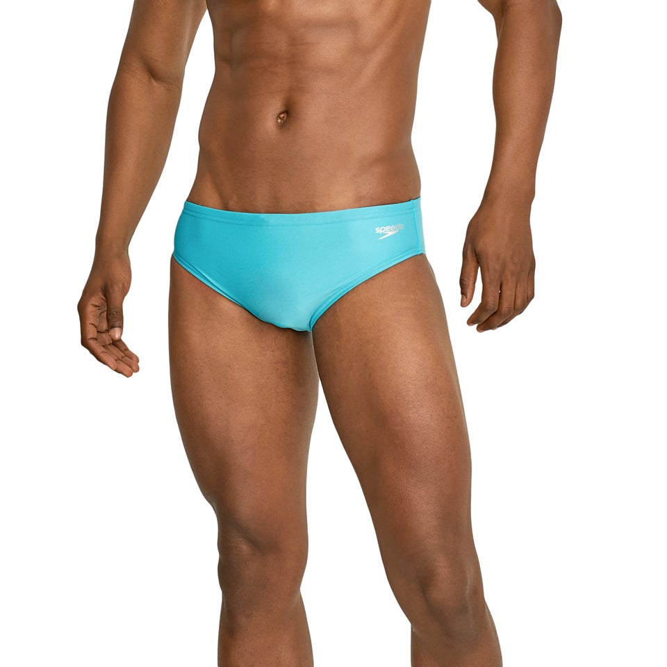 Men's Solid Endurance One Brief Blue