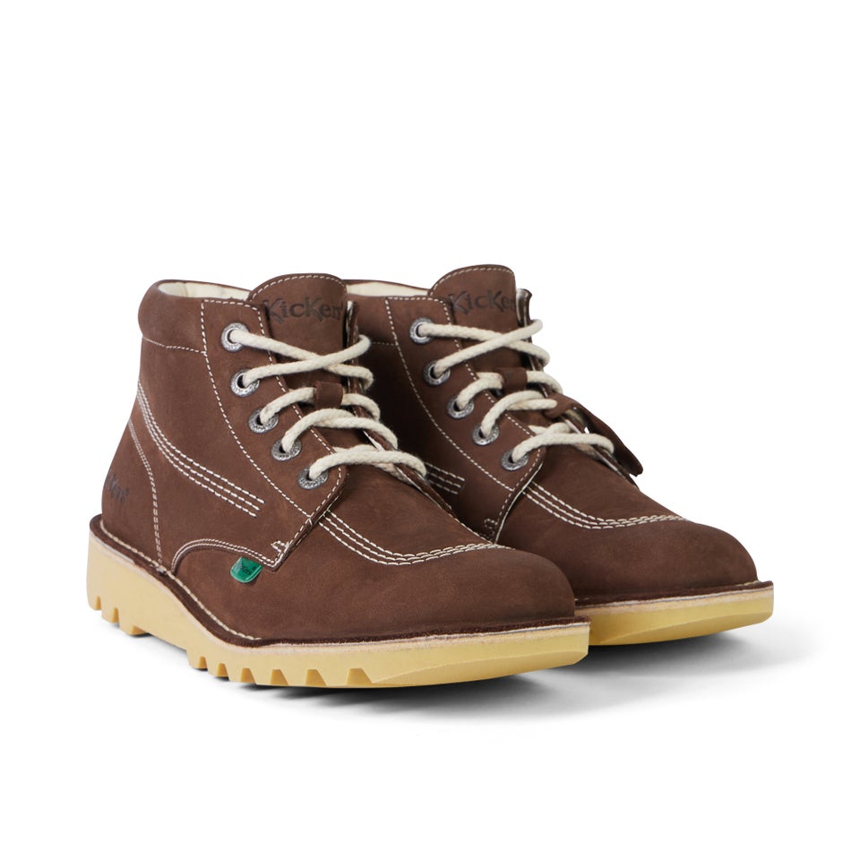 Adult Unisex Kick Hi Suede Brown