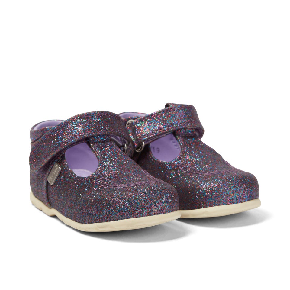 Baby Kick T Glitter Textile Purple