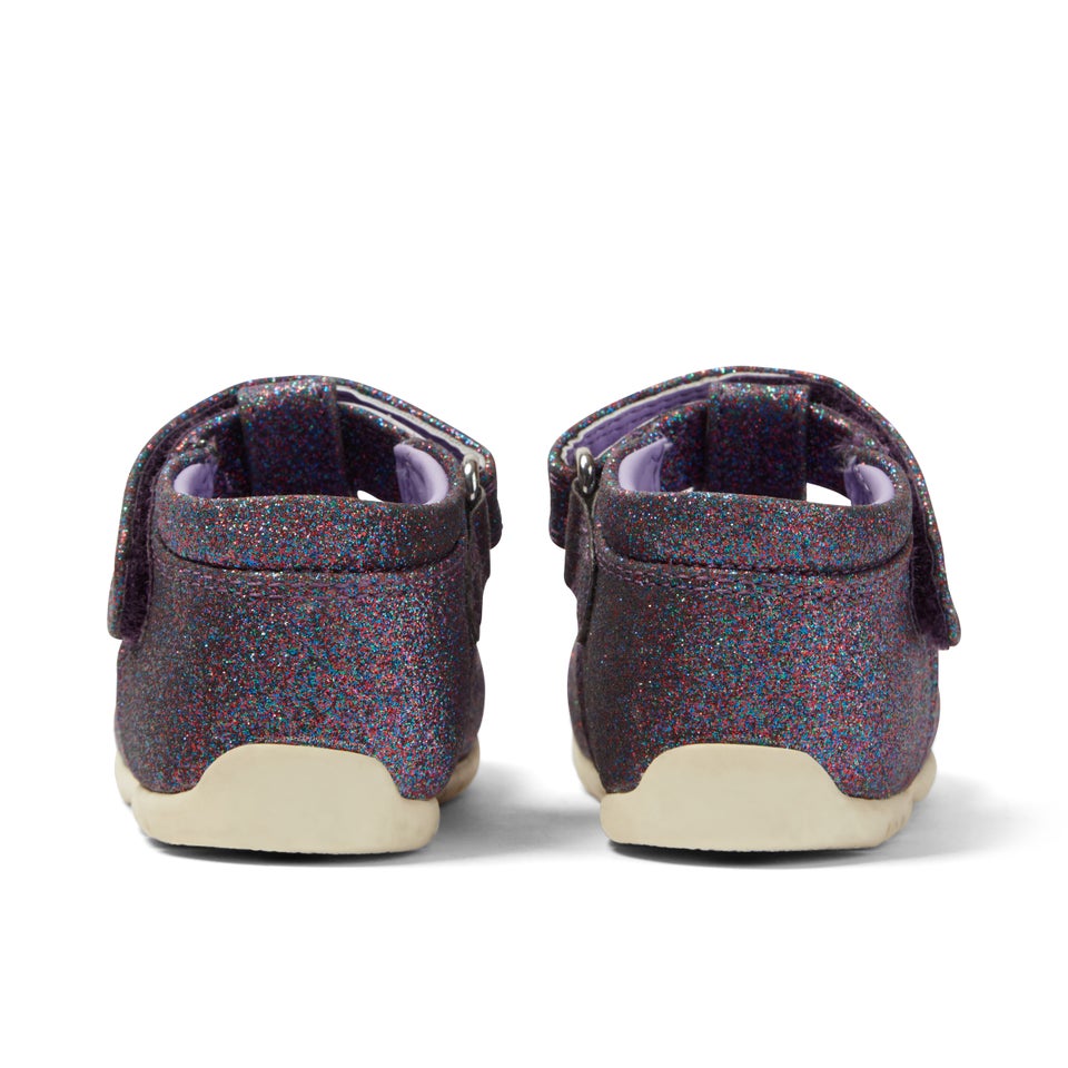 Baby Kick T Glitter Textile Purple