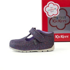 Baby Kick T Baby Glitter Textile Purple - 4.5