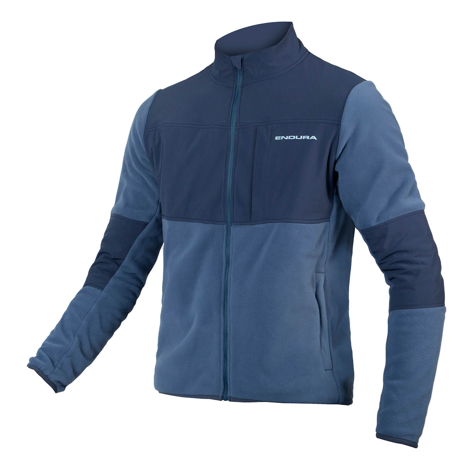 Endura Men's Hummvee Full Zip Cycling Fleece Endura Hummvee Full Zip Fleece Jacket Men - ensign blue | BIKE24