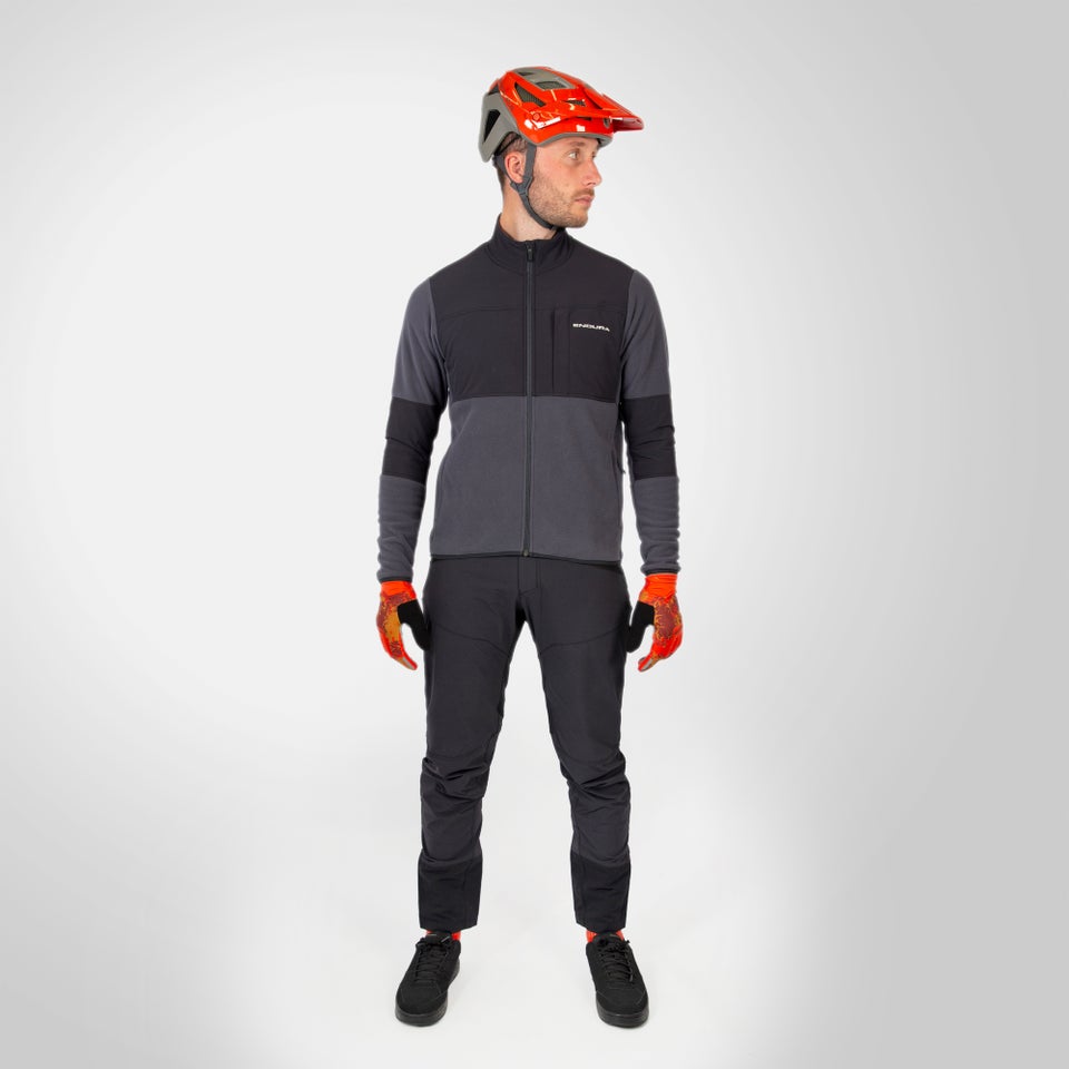 Hummvee Full Zip Fleece für Herren - Schwarz