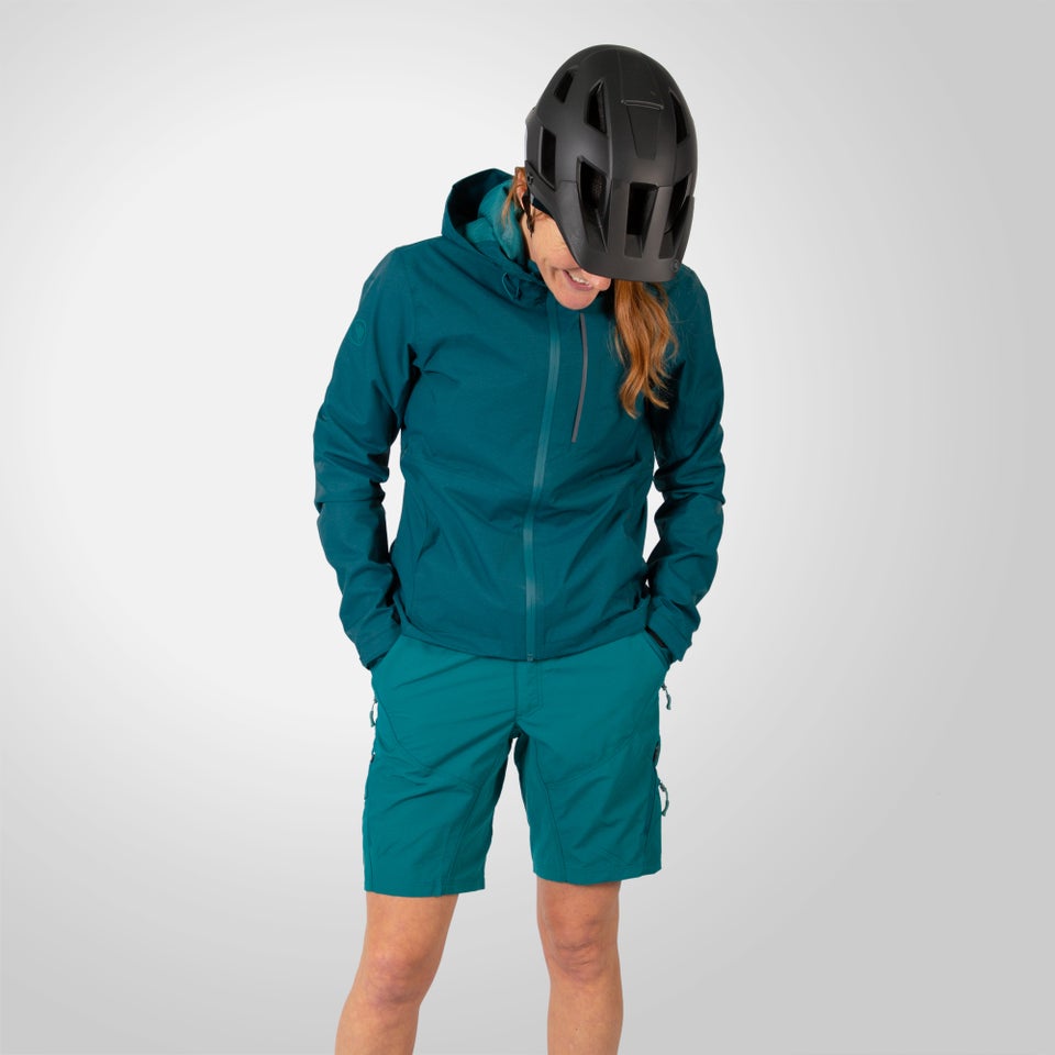 Women's Hummvee Waterproof Hooded Jacket - Deep Teal