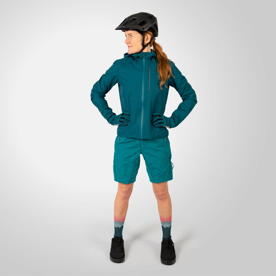 Women's Hummvee Waterproof Hooded Jacket - Deep Teal
