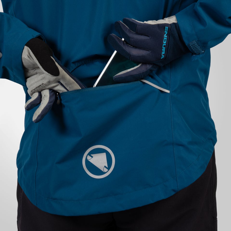 Hummvee Wasserdichte Jacke für Herren - Blaubeere